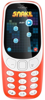 3310 6,1 cm (2.4") Naranja Característica del teléfono, Móvil