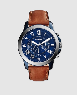 Fossil - Reloj De Hombre FS5151 Grant Cronógrafo