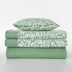 El Corte Inglés - Juego De Sábanas Pirineo Con Bajera Rosal Verde Cama 90 cm precio