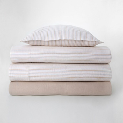 El Corte Inglés - Juego De Sábanas De Franela Con Bajera Adam Beige Cama 105 cm en oferta