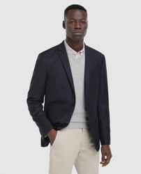 Studio Classics - Chaqueta De Traje De Hombre Slim Azul Marino características