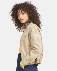 Polo Ralph Lauren - Cazadora De Mujer En Color Beige Con Cierre De  Cremallera, precio y características - Shoptize