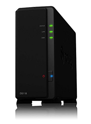 DS118 NAS Compacto Ethernet Negro Servidor de Almacenamiento