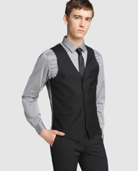 Fórmula Joven - Chaleco De Vestir De Hombre Básico Negro precio