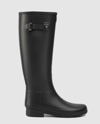 Hunter - Botas De Agua Mujer Original Refined Negra en oferta