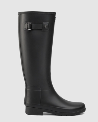 Hunter - Botas De Agua Mujer Original Refined Negra
