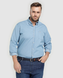 Paul & Shark - Camisa De Hombre Classic Lisa Azul Tallas Grandes características