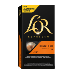L'OR ESPRESSO - Estuche 10 Cápsulas Café Delizioso Intensidad 5 Compatibles Con Máquinas Nespresso en oferta
