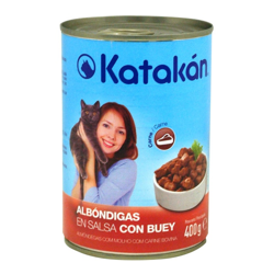 Katakan - Comida Para Gato Katakán Albóndigas Buey 400 Gr. en oferta