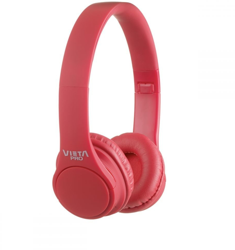 Vieta Pro - Auriculares De Diadema Wave VHP-BT120RD Rojo Bluetooth Con Radio FM características