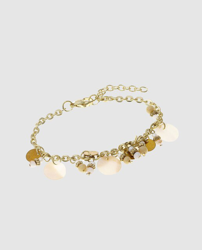 Dayaday - Pulsera Nácar Con Charms Beige características
