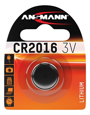 Ansmann 5020082 CR 2016 - Pilas de botón en blister, batería litio - 3V