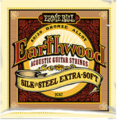ERNIE BALL Earthwood Silk & Steel Extra Soft .010 - .050 Acoustic 80/20 Bronze características
