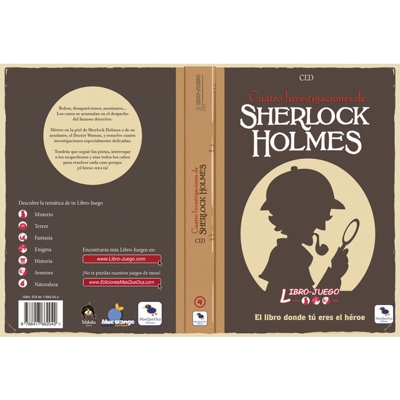 Sherlock holmes cuatro investigaciones: El libro donde tú eres el héroe (Tapa dura)
