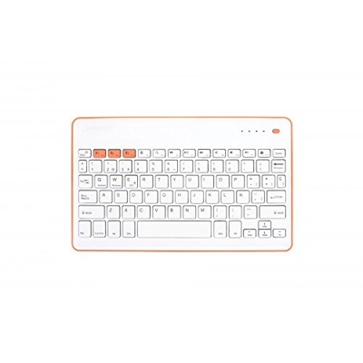 Teclado Bluetooth SilverHT Wireless KB Blanco - Melocotón