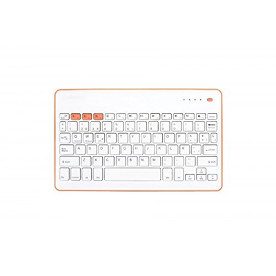 Teclado Bluetooth SilverHT Wireless KB Blanco -  Melocotón