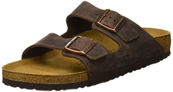 SANDALO UNISEX UOMO DONNA BIRKENSTOCK ARIZONA DOPPIA FASCIA PELLE OLIATA HABANA en oferta