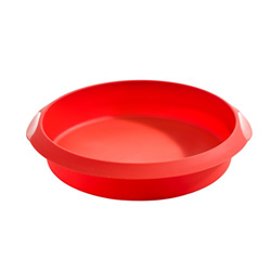 Lékué Classic - Molde Redondo para Tartas, 20 cm, Color Rojo precio