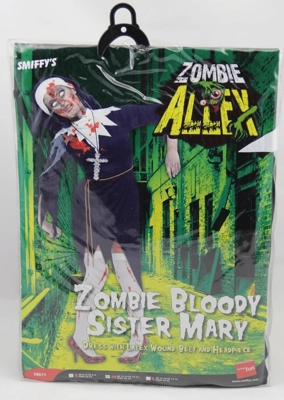 Smiffy's Zombie Nun Costume L