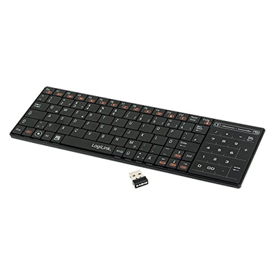 LogiLink Teclado inalámbrico con Touchpad DE