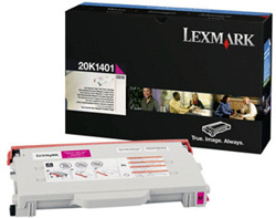 Lexmark 20K1401 - Cartucho de tóner, color magenta características