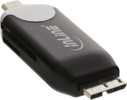 Inline USB OTG Lector de Micro - USB 3,0 y Micro - USB 2,0 Interfaz Dual - para SDXC y Micro SDXC, 66779B características