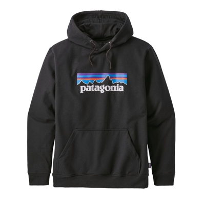 Patagonia P-6 Logo Uprisal Hoodie negro