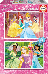 Educa Borras - Princesas Disney - Puzzle 2x48 Piezas características