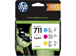 HP 711 Paquete de 3 cartuchos - Cian/Magenta/Amarillo de 29 ml precio