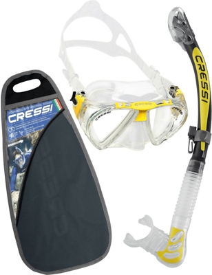 Cressi Penta & Alpha Ultra Dry yellow