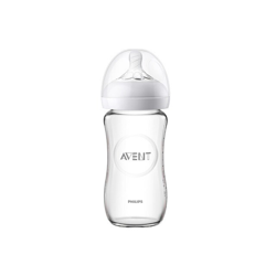 Philips Avent - Biberón Anticólicos Tetina Silicona Natural Cristal (240 Ml.) Blanco características