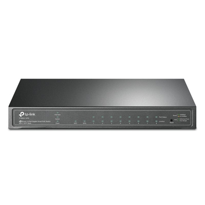 T1500G-10PS Gestionado L2/L4 Gigabit Ethernet (10/100/1000) Negro Energía sobre Ethernet (PoE), Interruptor/Conmutador
