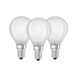 Bombilla LED E14 4W blanco cálido 470 lm, set 3 u. en oferta