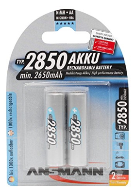 2850 mAh Níquel-metal hidruro (NiMH) 2850mAh 1.2V batería recargable