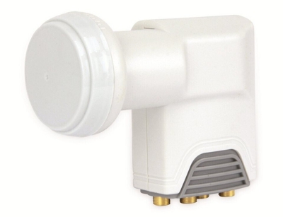 SAT Universal Quattro 0.1dB convertidor low noise block (lnb) 10,6 - 12,75 GHz Blanco