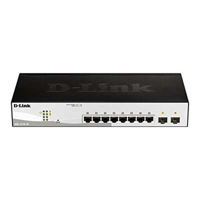 DGS-1210-10 switch Gestionado L2 Gigabit Ethernet (10/100/1000) Negro, Gris 1U, Interruptor/Conmutador