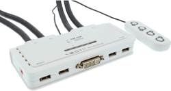 InLine 4-Port DVI-D USB KVM-Switch (61614I) características
