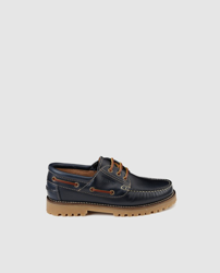 Detalles de la oferta de Winner - Náuticos De Niño De De Piel En Color Azul Winner - Náuticos De Niño De De Piel En Color Azul precio