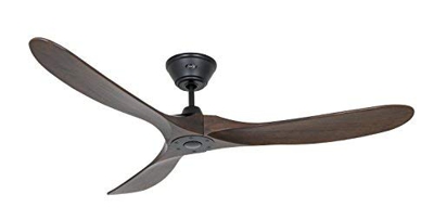 Ventilador de techo CasaFan 315217 ECO GENUINO 152 madera maciza natural/negro mate