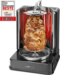 Grill vertical eléctrico Clatronic, DVG 3686 1400 W Negro en oferta