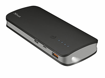 Trust Urban Omni - Batería (10.000 mAh Puerto USB-C + puerto estándar USB-A)