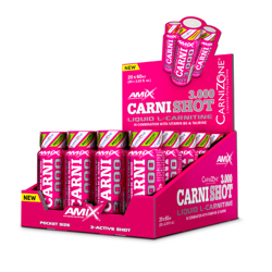 Amix CarniShot 3000mg 20 x 60 ml - Mojito características