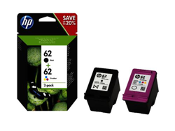 HP - Pack Cartuchos Tinta 62 Negro + Color (N9J71AE) precio