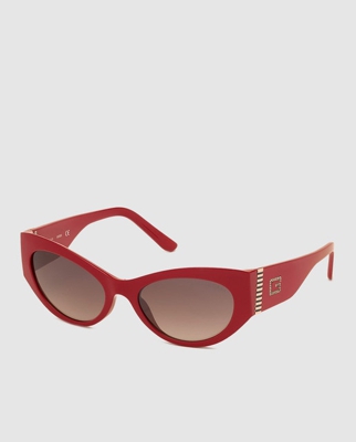 Guess - Gafas De Sol De Mujer Cat Eye En Color Rojo