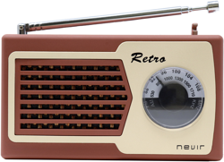 Radio Nevir Retro NVR-200 Marrón en oferta