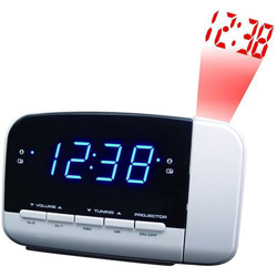 Radio despertador con proyección Brandt BCR152P Blanco características