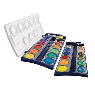 Pelikan Deckfarbkasten K24 Farbkasten 24 Farben inkl Deckweiß Wassermalfarben