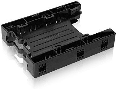Icy Dock MB290SP-B DUAL Einbaurahmen 2x2x6.3cm IDE/SATA in 3.5" intern sw