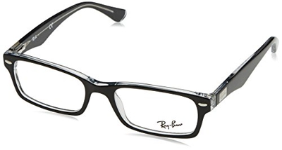 Ray-Ban RX5206 2034 (black on transparent)