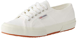 Superga - Zapatillas De Lona De Mujer De Algodón Blancas características